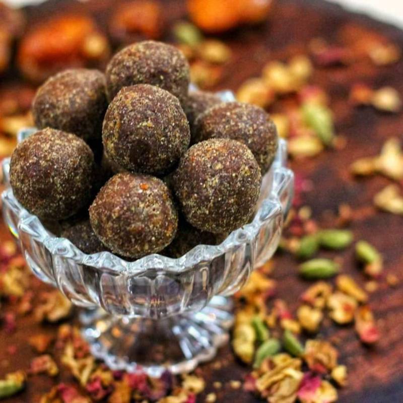 Flaxseed Ragi Ladoo